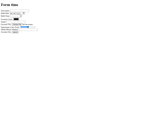 formPractice screenshot