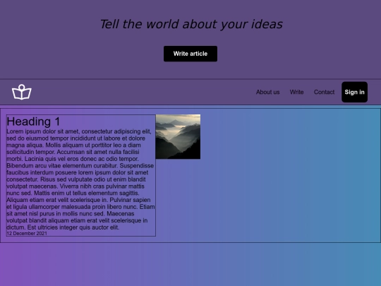 writeanarticle screenshot