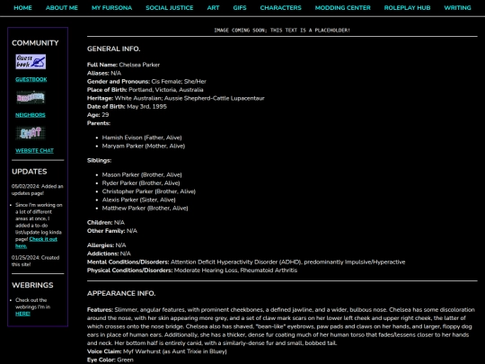 Creative/Character-Info/Biographies/Chelsea-Parker screenshot