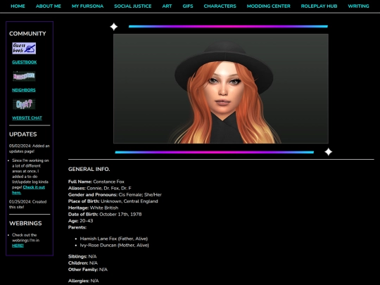 Creative/Character-Info/Biographies/Constance-Fox screenshot