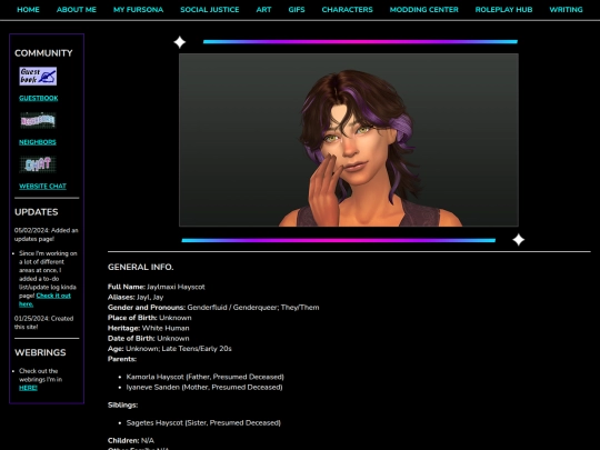 Creative/Character-Info/Biographies/Jaylmaxi-Hayscot screenshot