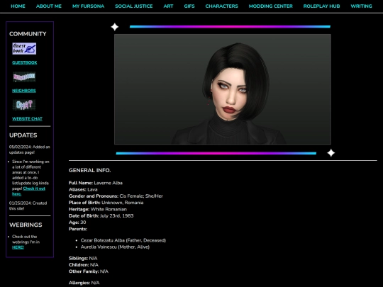 Creative/Character-Info/Biographies/Laverne-Alba screenshot