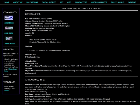 Creative/Character-Info/Biographies/Misha-Blythe screenshot