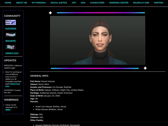 Creative/Character-Info/Biographies/Naomi-Hassan screenshot