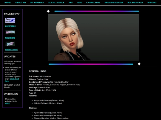 Creative/Character-Info/Biographies/Nikki-Marino screenshot