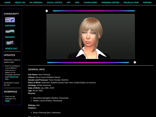 Creative/Character-Info/Biographies/Nora-Fleming screenshot