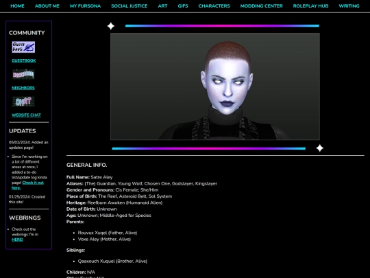 Creative/Character-Info/Biographies/Satre-Aley screenshot