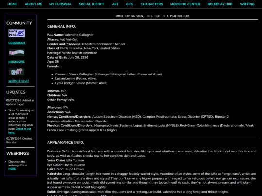 Creative/Character-Info/Biographies/Valentine screenshot