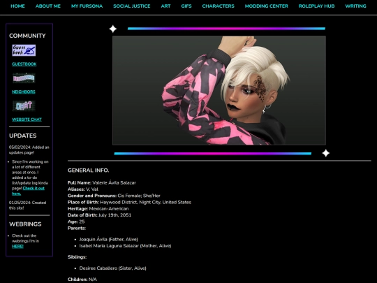 Creative/Character-Info/Biographies/Valerie-Avila-Salazar screenshot