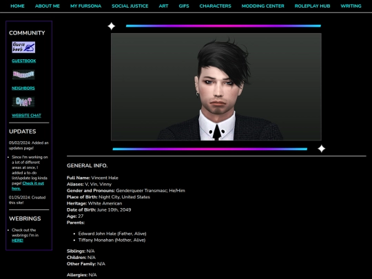 Creative/Character-Info/Biographies/Vincent-Hale screenshot