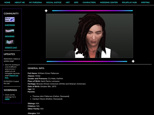 Creative/Character-Info/Biographies/Willie-Patterson screenshot
