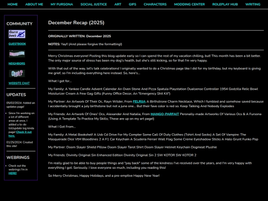 Creative/Writing/Blogging/Dec-Recap-2025 screenshot