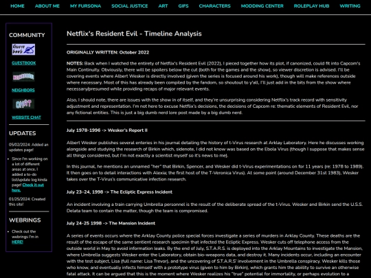 Creative/Writing/Blogging/Netflix-Resident-Evil screenshot