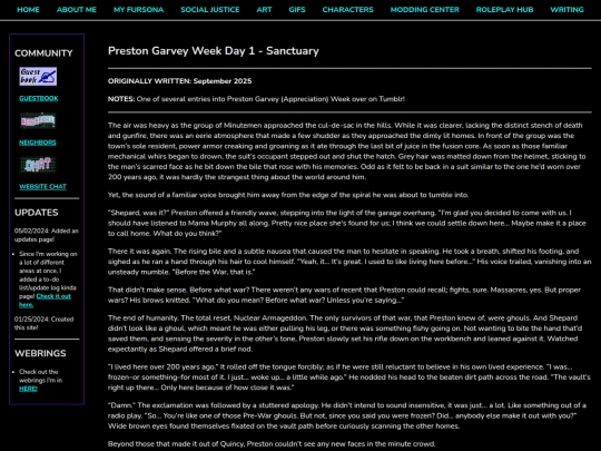 Creative/Writing/Fanfic/PGW25/Sanctuary screenshot