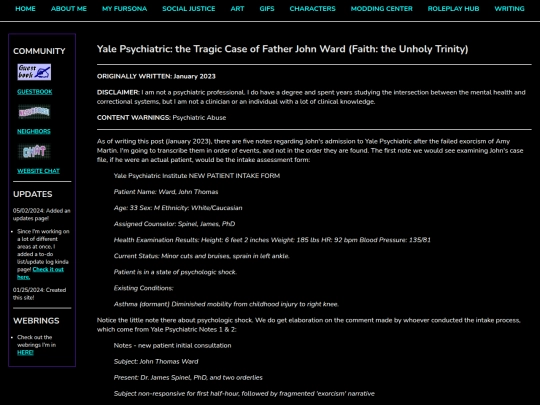 Creative/Writing/Meta/Yale-Pyschiatric-John-Ward screenshot