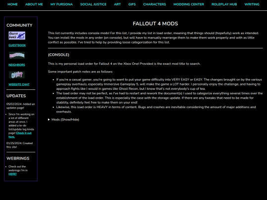 Modlist/Fallout/4 screenshot
