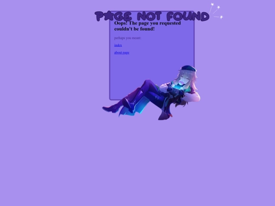 not_found screenshot