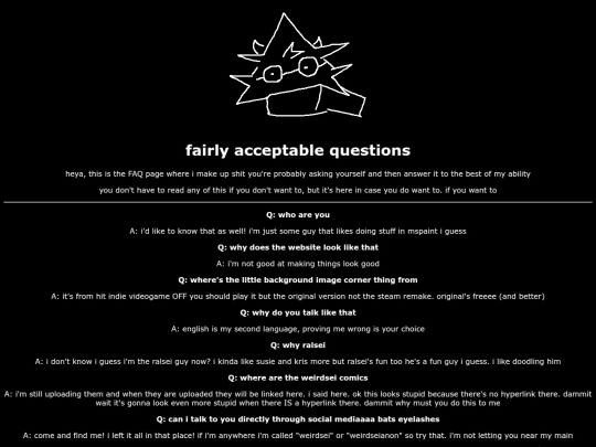 faq screenshot
