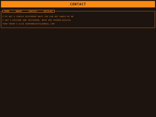 contact screenshot