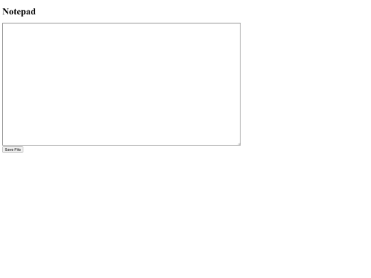 notepad screenshot