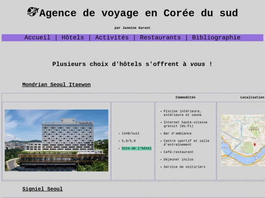 html/hotels screenshot