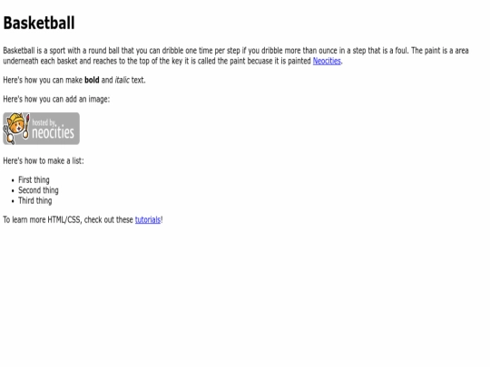 index screenshot