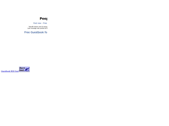 guestbook screenshot