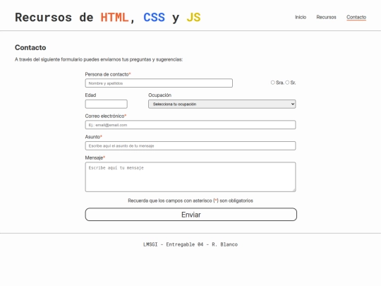 contacto screenshot