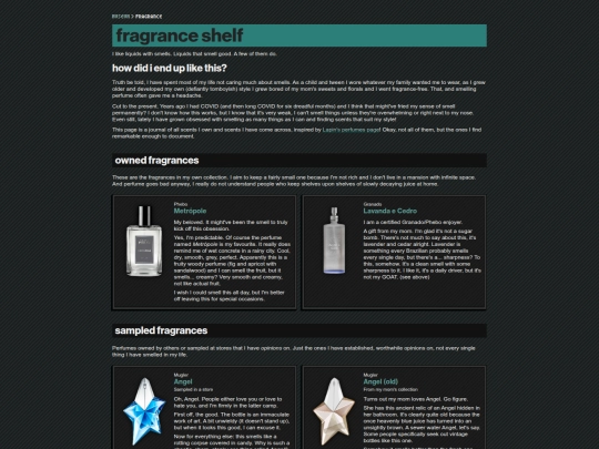 fragrance screenshot
