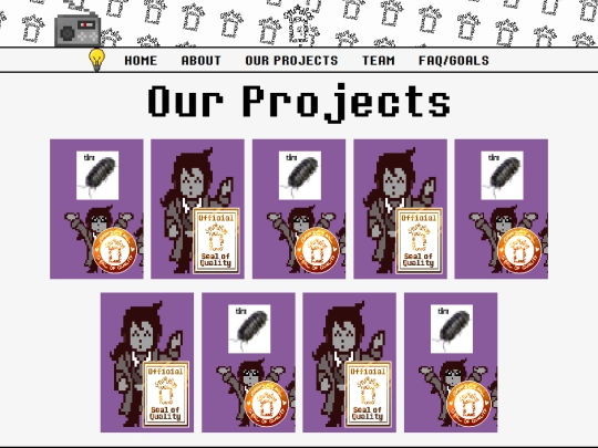 projects/catalogue screenshot