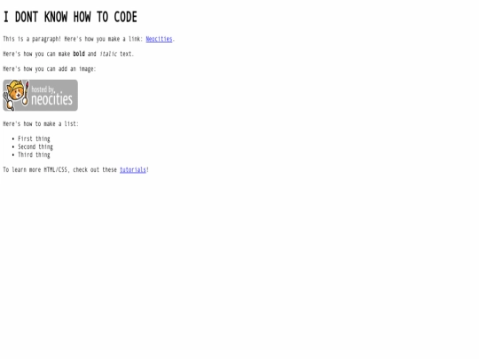 index screenshot