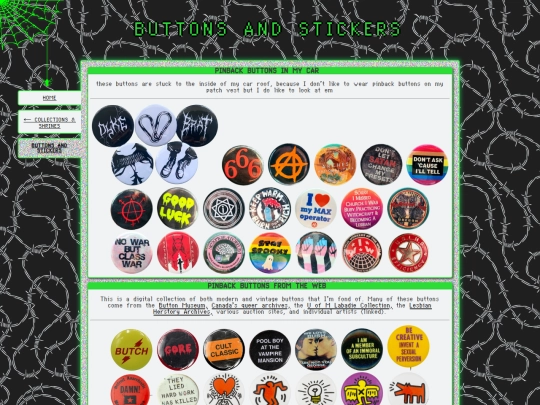 collections/buttons screenshot