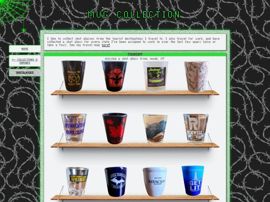 collections/shotglasses screenshot