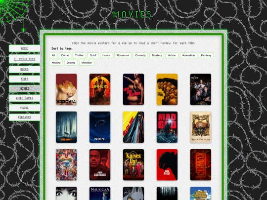 media/movies screenshot