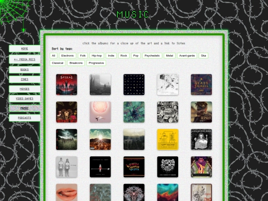 media/music screenshot