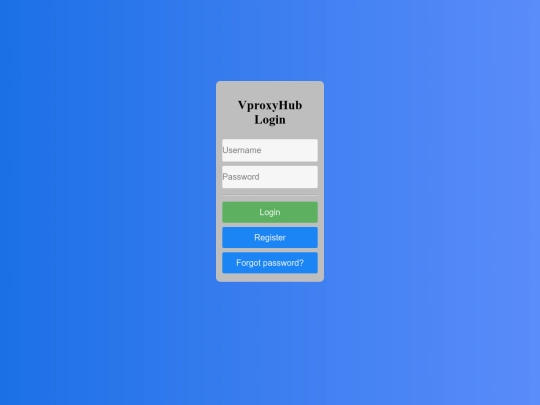 final/login screenshot