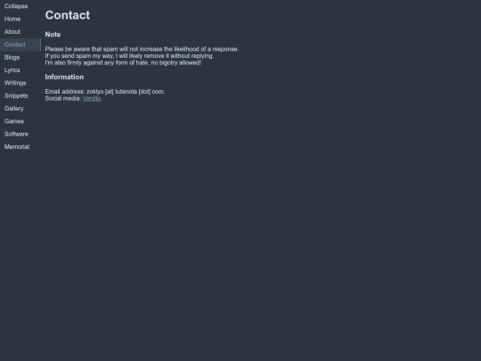contact screenshot