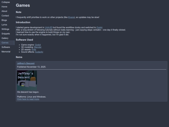 games screenshot