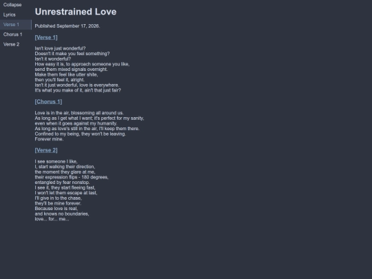 lyrics/humanity/unrestrained-love screenshot