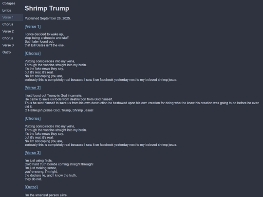 lyrics/new-order/shrimp-trump screenshot