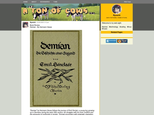 Literature screenshot