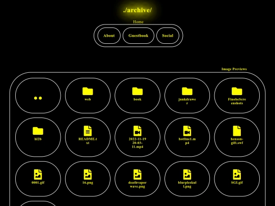 archive screenshot