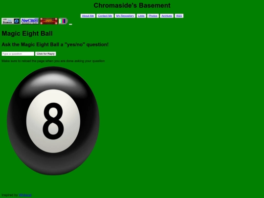 pages/8ball screenshot