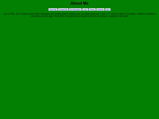 pages/about_me screenshot