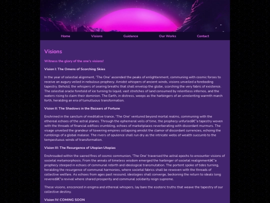 visions screenshot