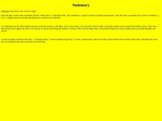 summary screenshot