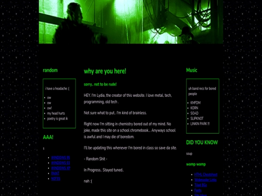 index screenshot