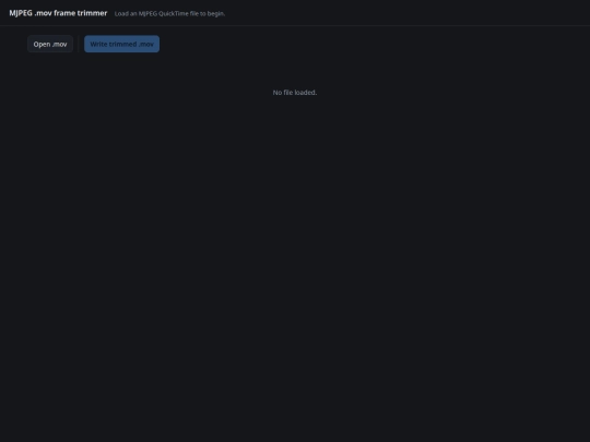 mjpeg-converter screenshot