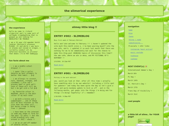 blog screenshot