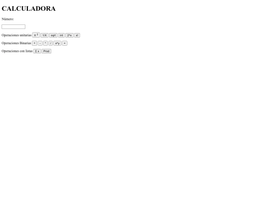 calculadora screenshot